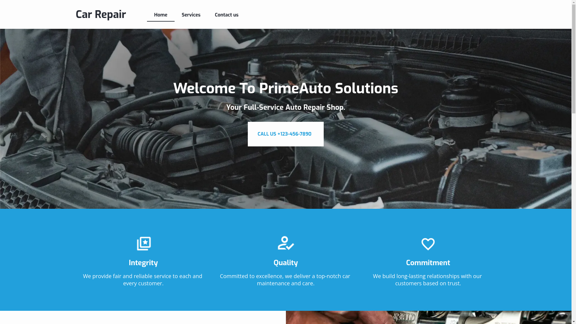 website screenshot of https://sscautotech.com/