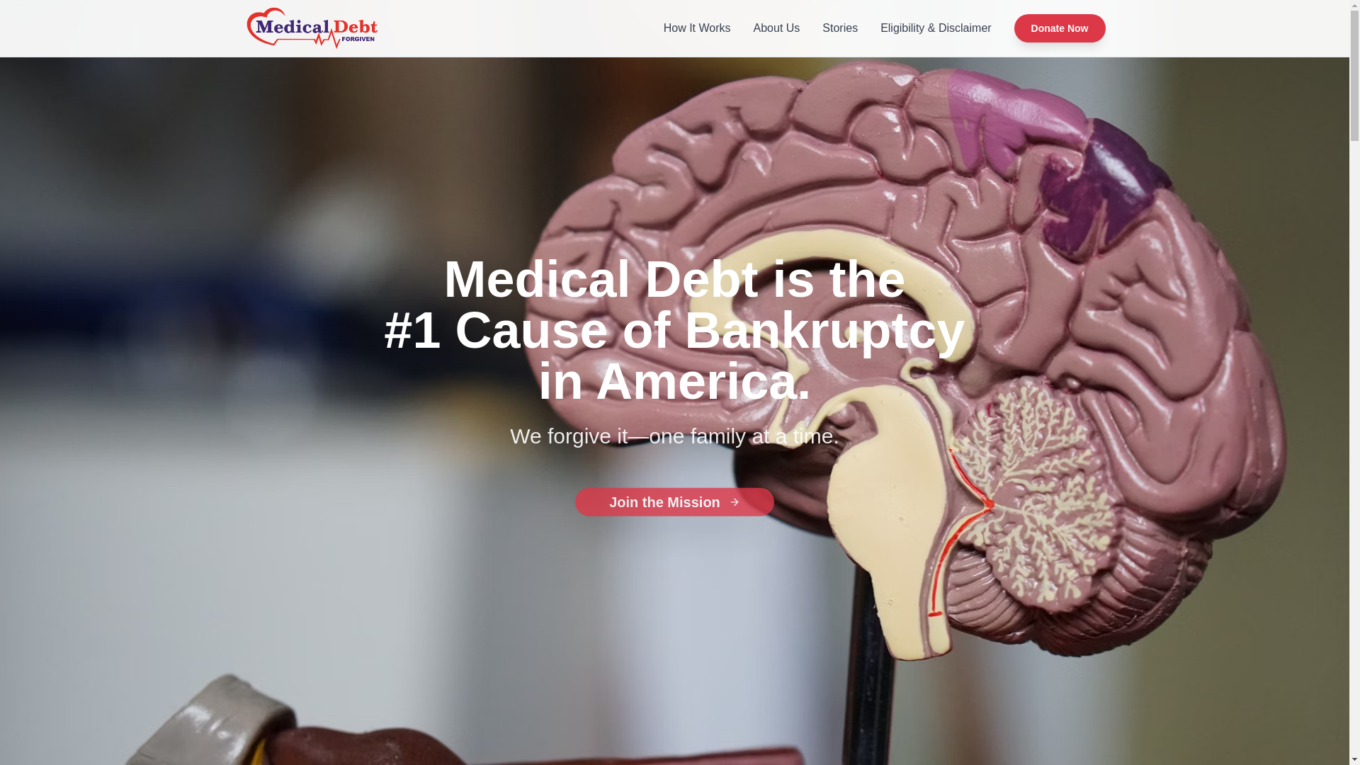 website screenshot of https://medicalmercylanding.pages.dev/