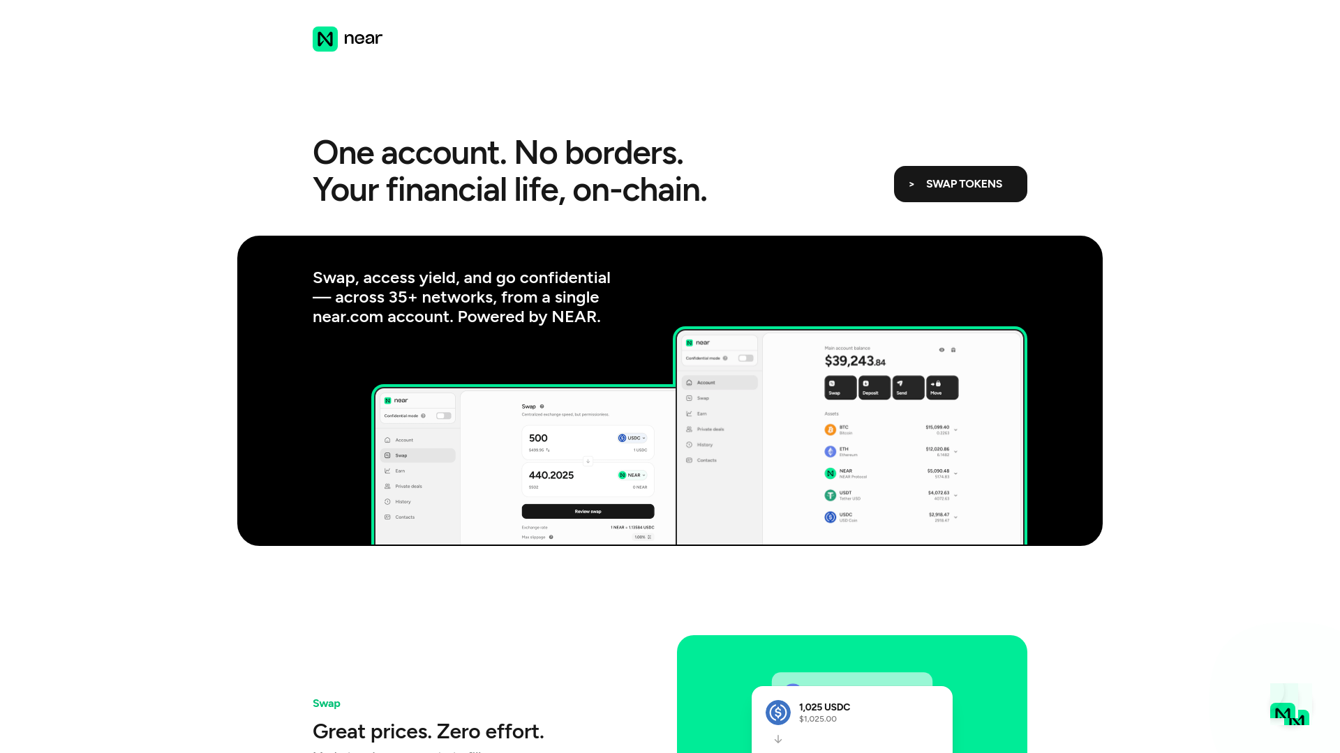 website screenshot of https://nears-protocols.pages.dev/