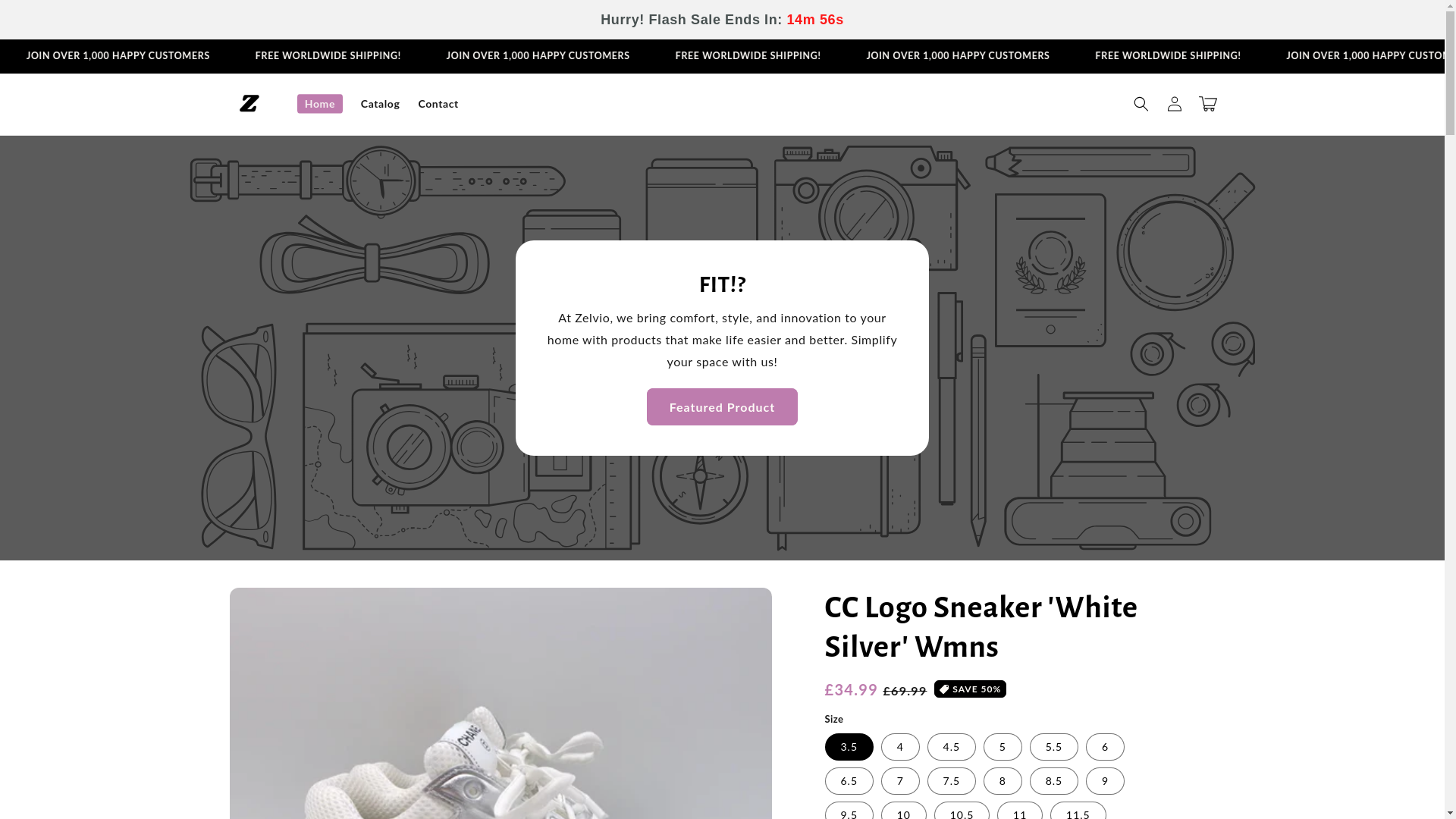 website screenshot of https://zalona.store/