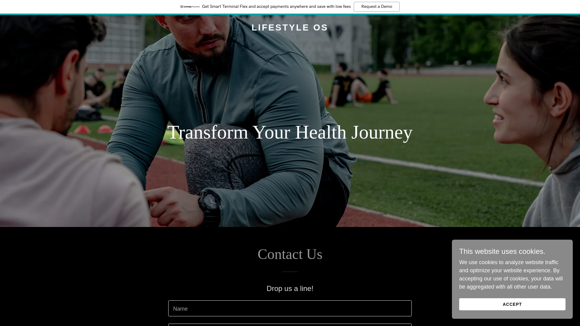website screenshot of https://lifestyle-os.life/