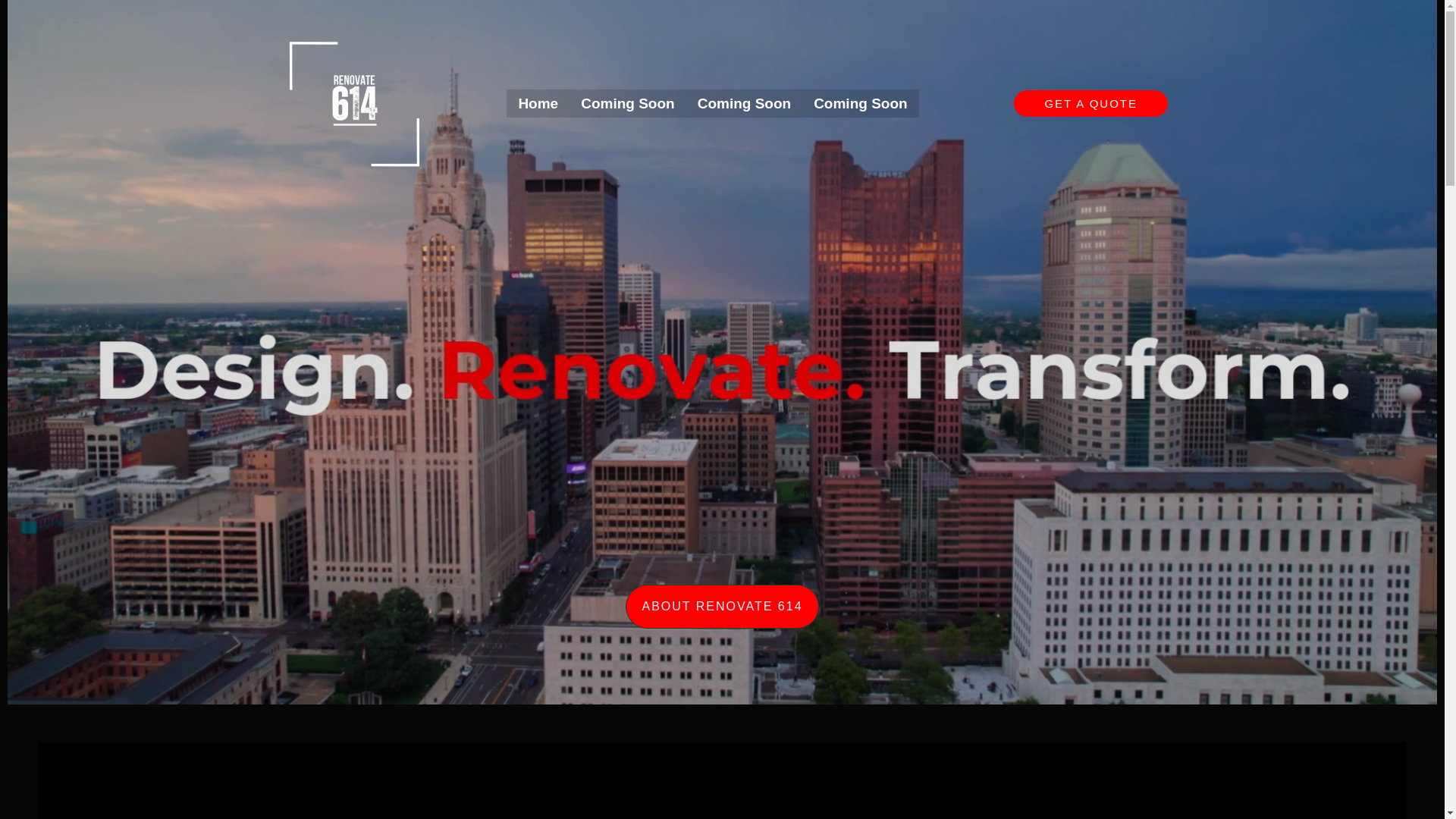 website screenshot of https://renovate614.com/