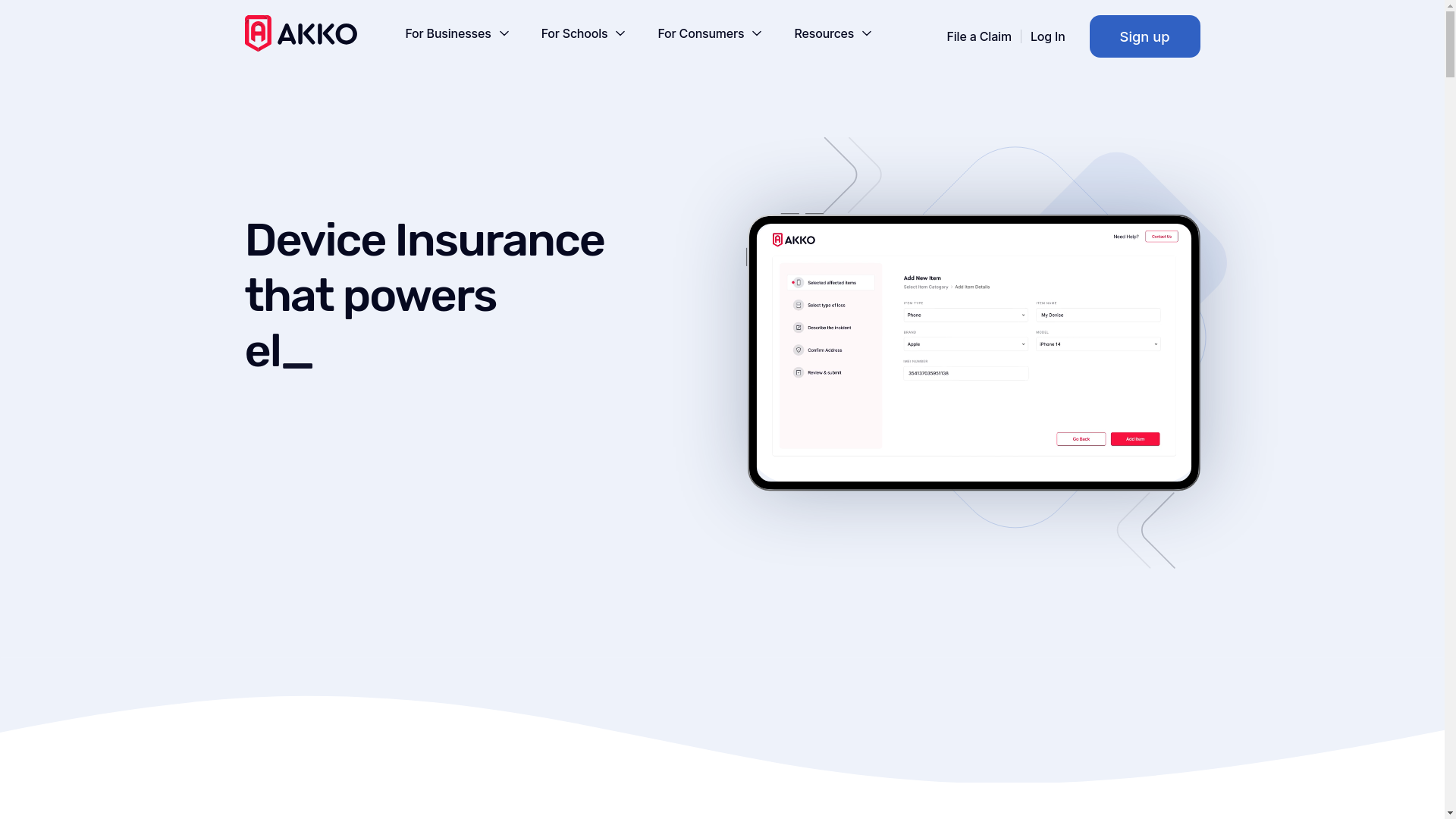 website screenshot of https://getakko-sales.pro/