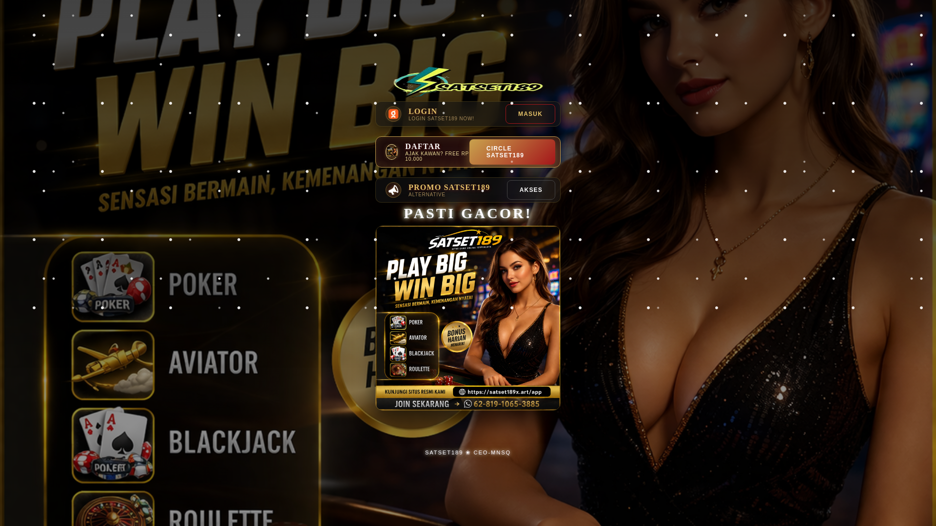 website screenshot of https://satset189-ceomnsq.pages.dev/