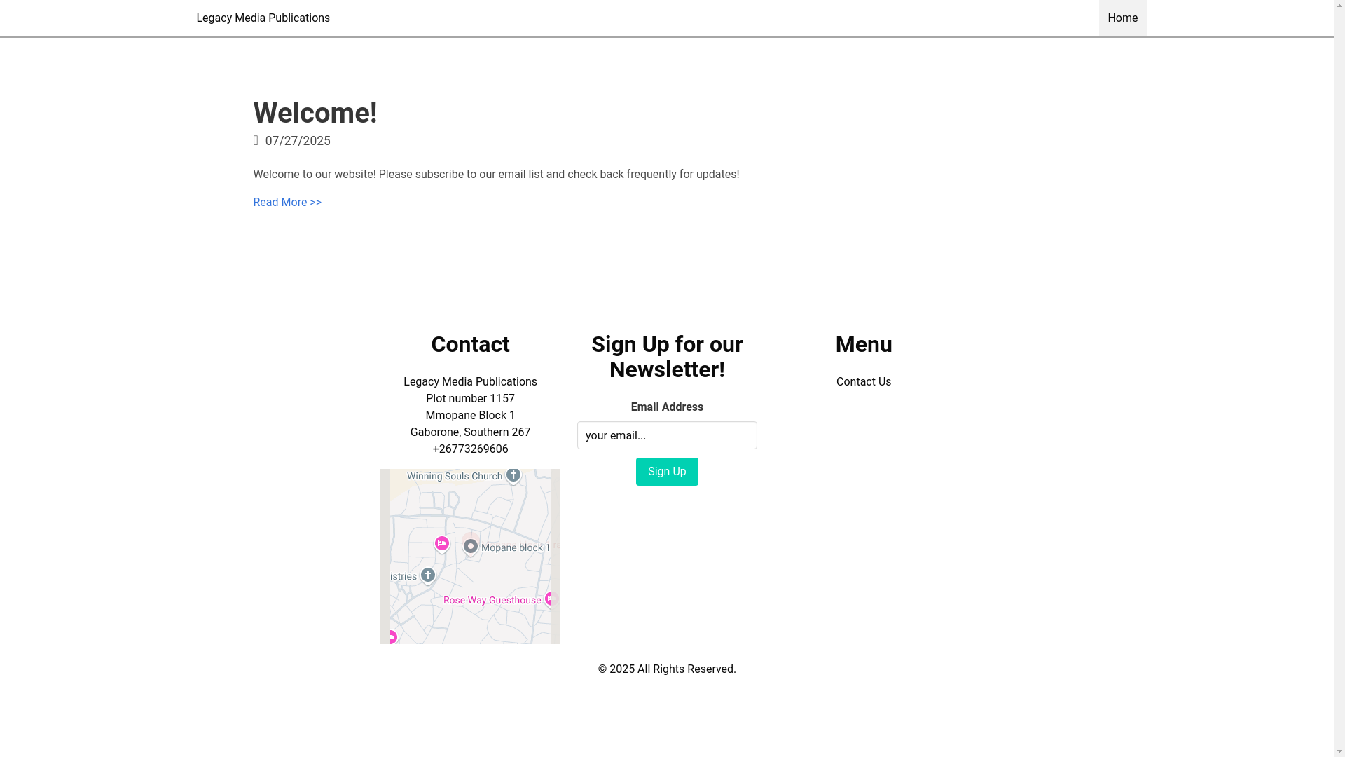 website screenshot of https://newlegacies.net/