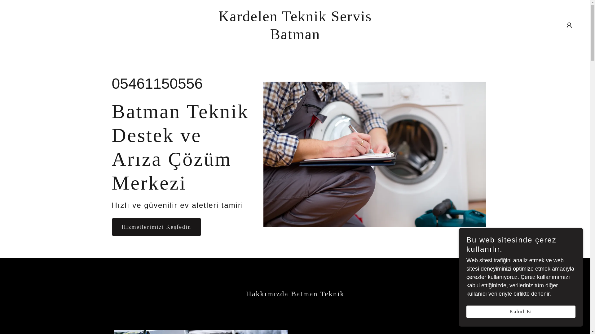 website screenshot of https://batmanteknikdestek.com/