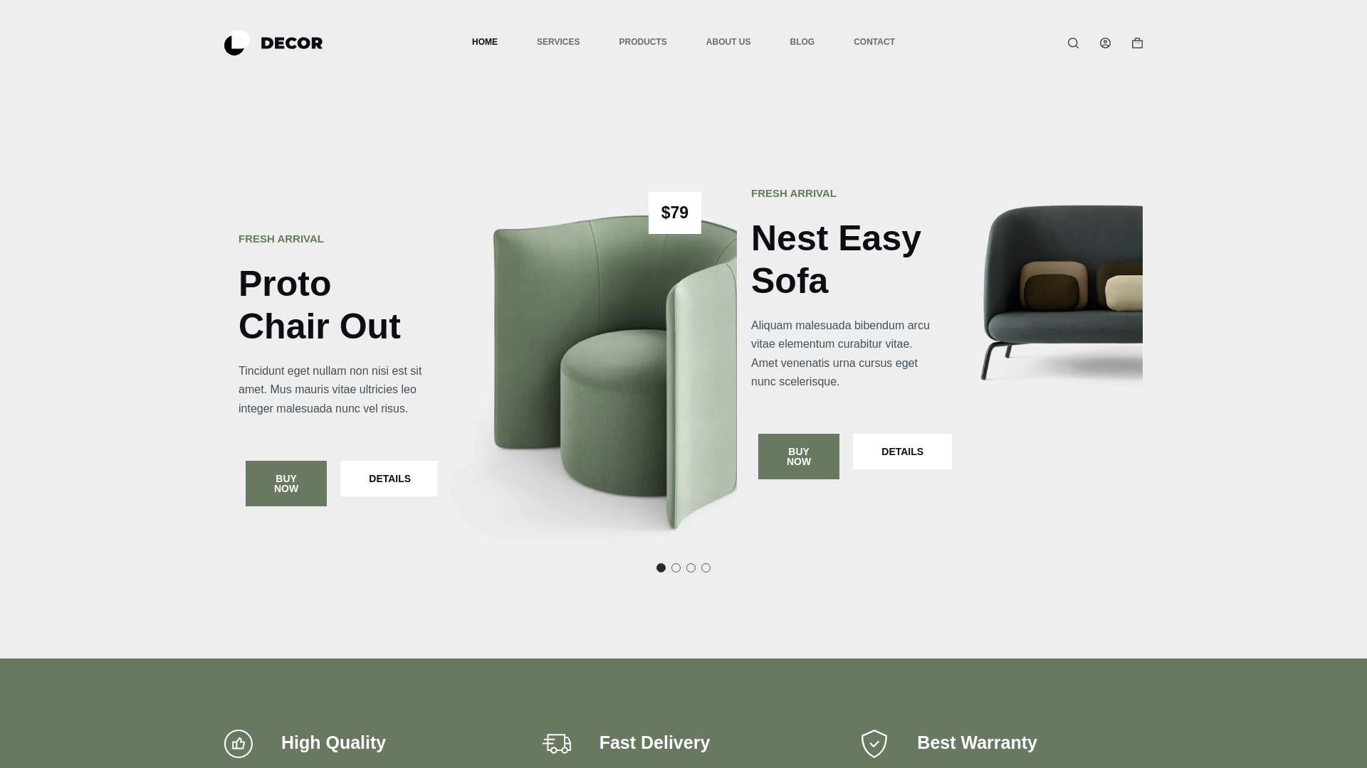 website screenshot of https://easttowesthouse.com
