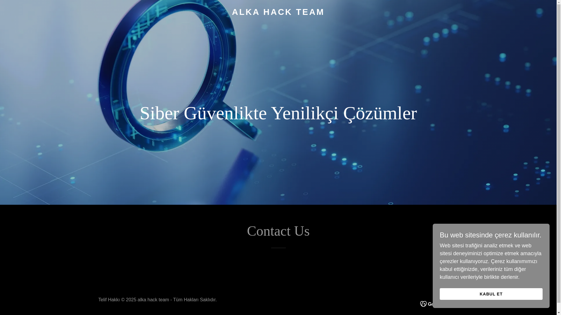 website screenshot of https://alkahackteam.com/