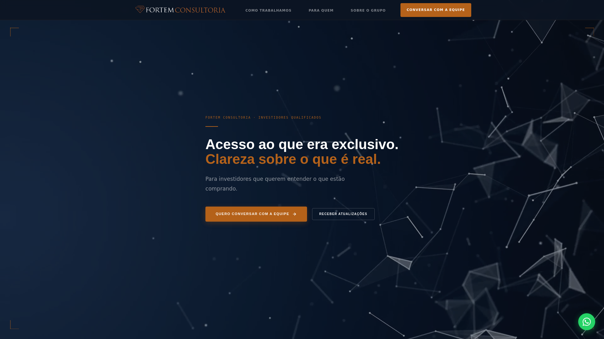 website screenshot of https://fortemconsultoria.com.br