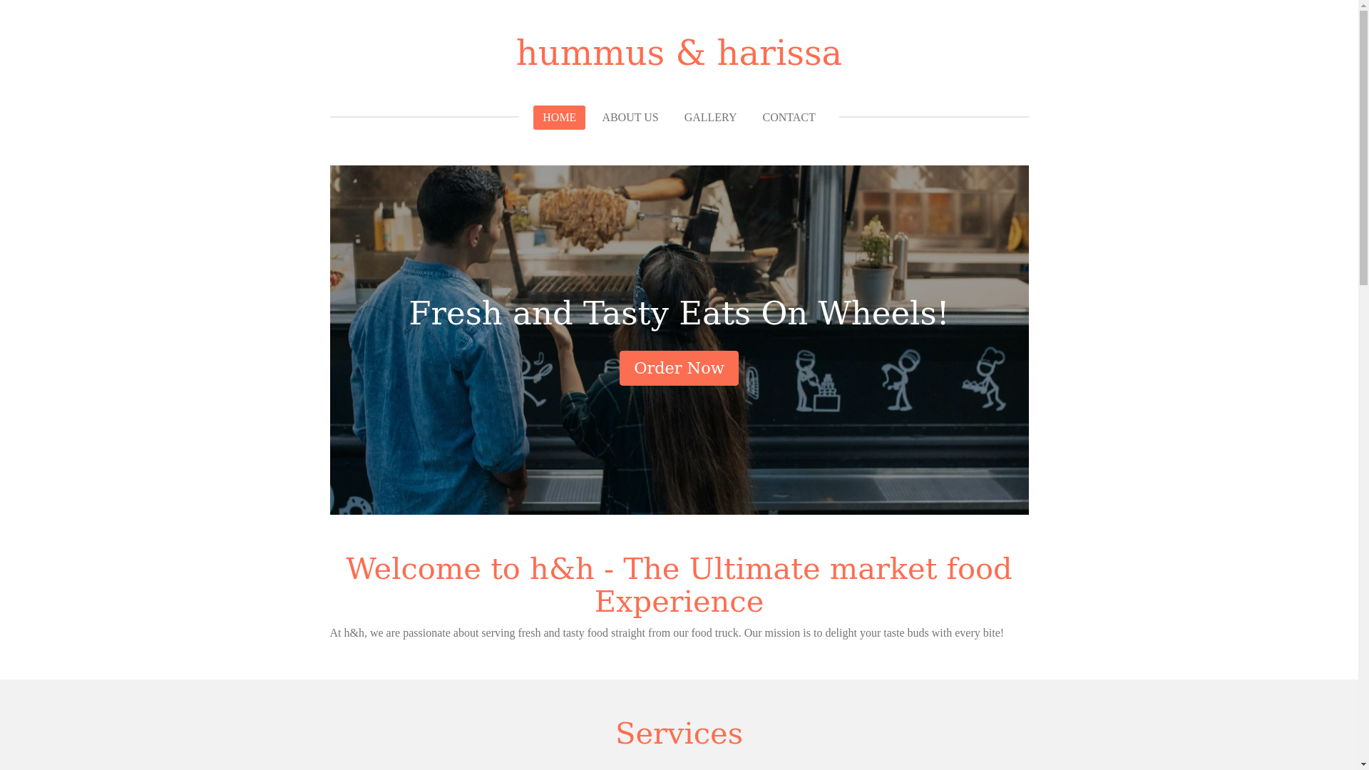 website screenshot of https://harissaandhummus.com/