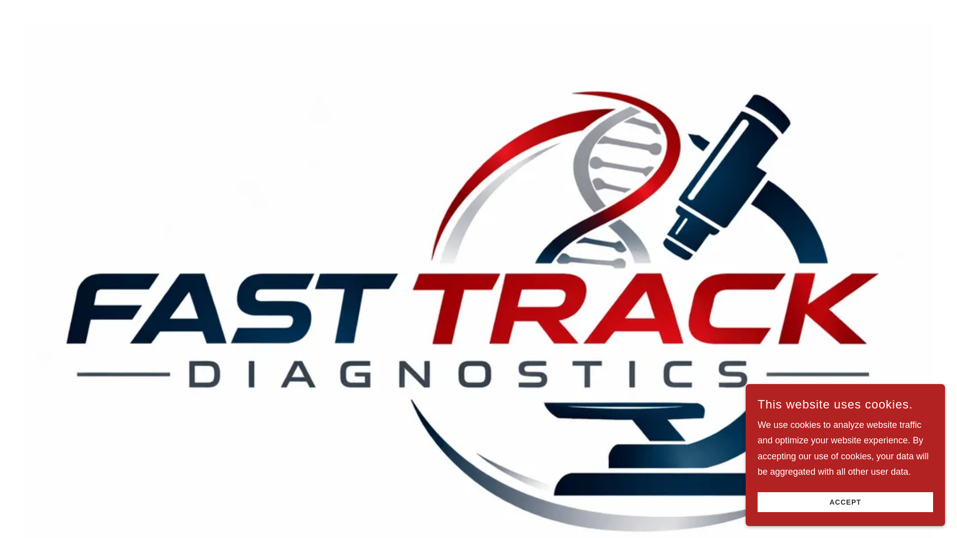 website screenshot of https://fasttrackdiagnostics.net/