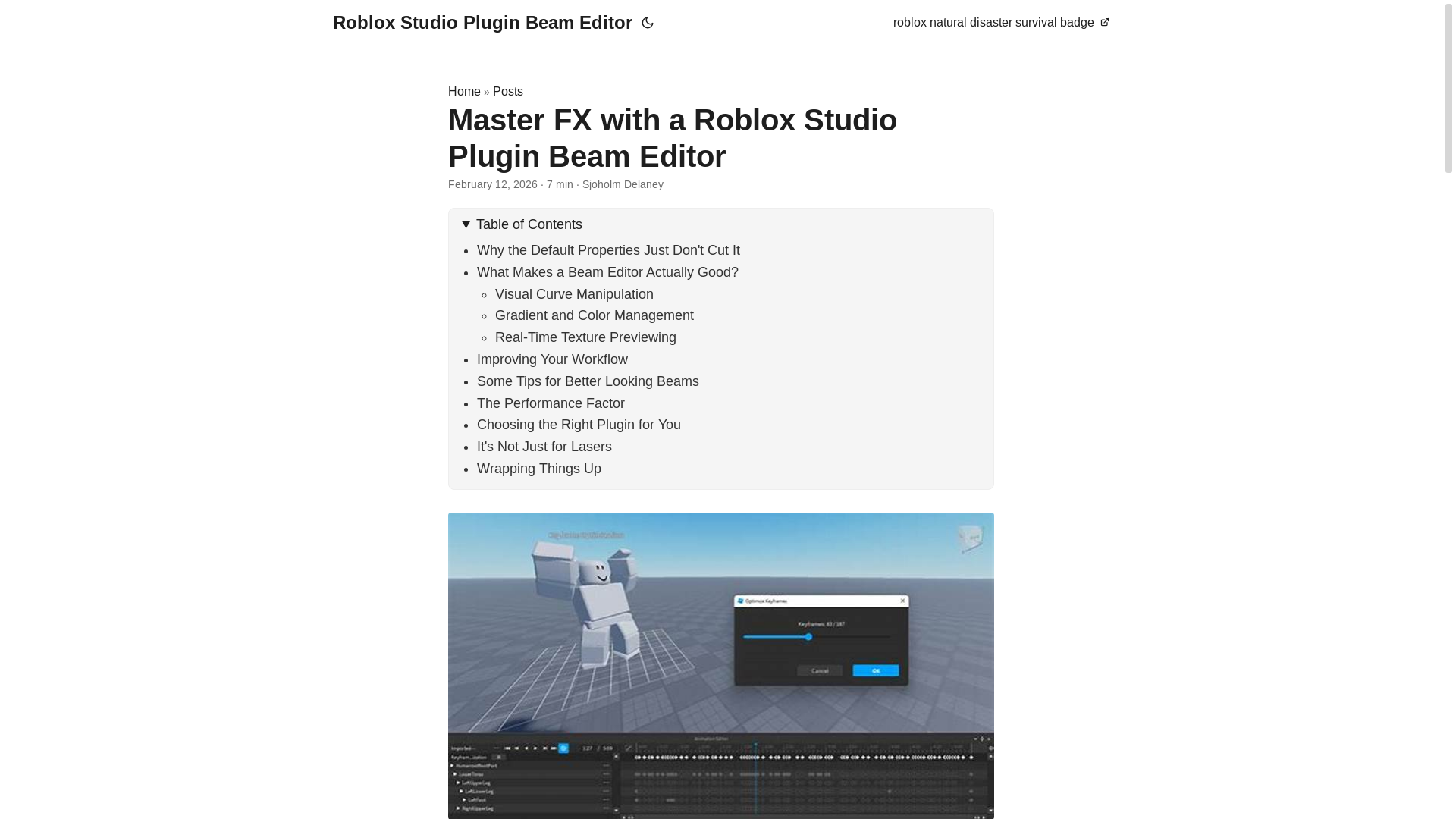 website screenshot of https://roblox-studio-plugin-beam-editor.pages.dev/