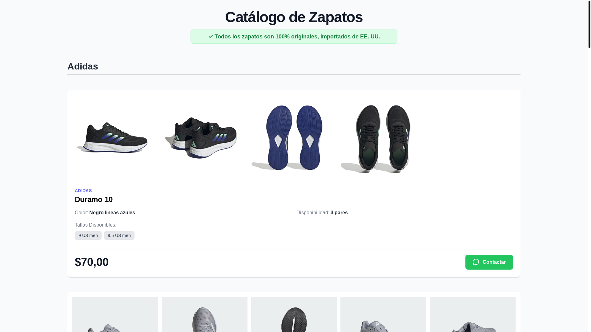 website screenshot of https://catalogo-bz5.pages.dev/