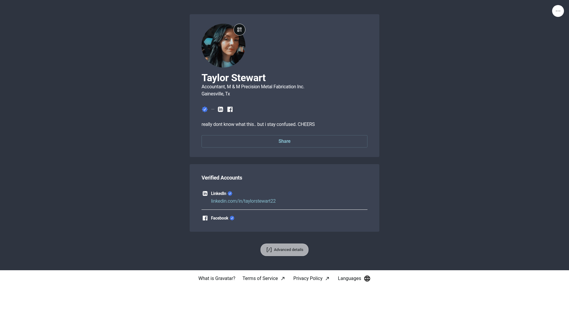website screenshot of https://taylorstewart.live/