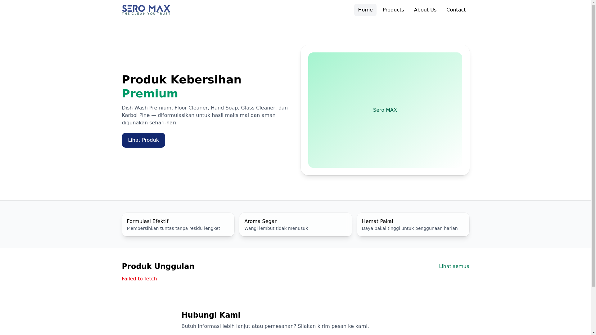 website screenshot of https://seromax-client.pages.dev/