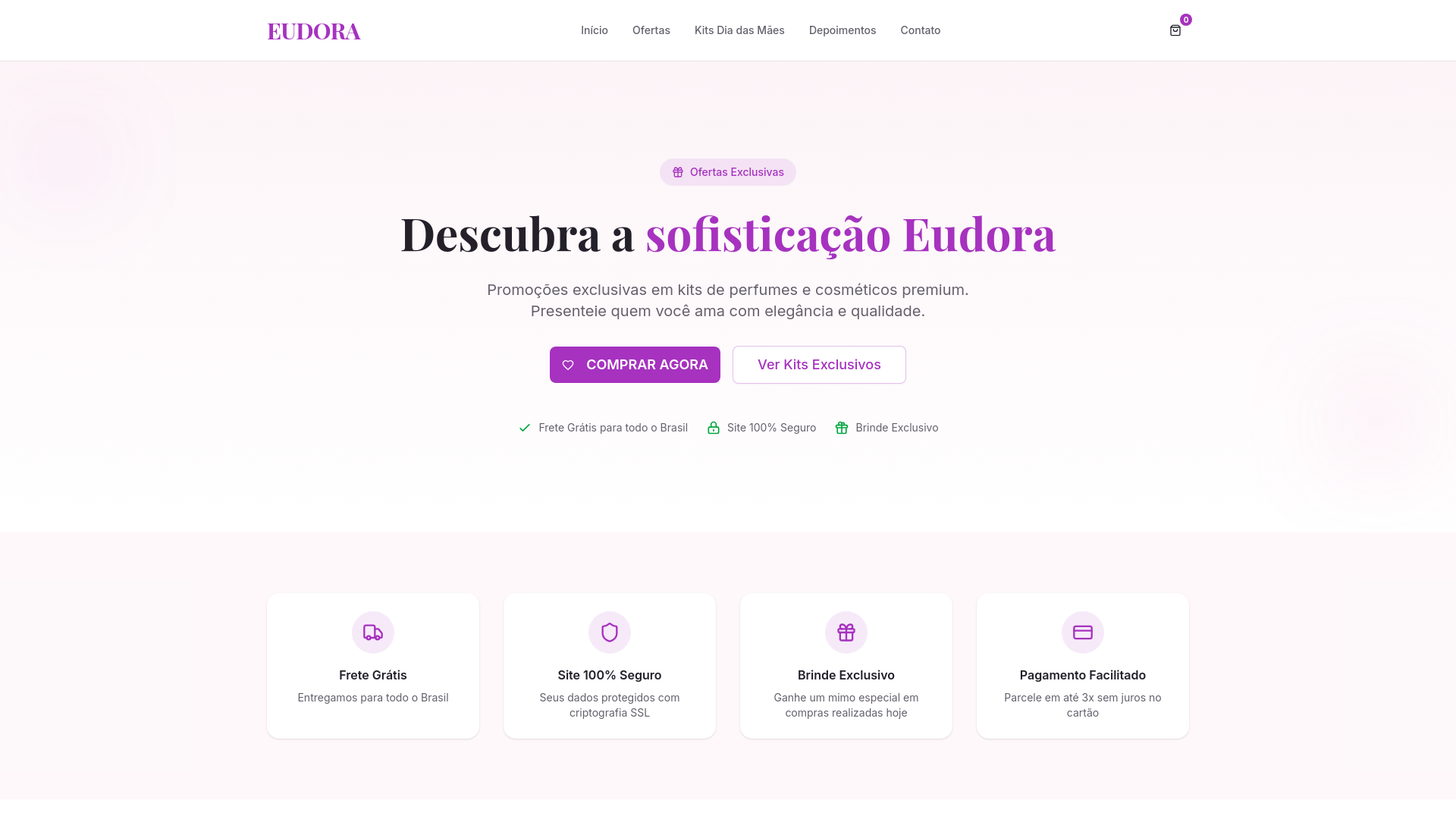 website screenshot of https://v0-eudora-mother-s-day-e-commerce.vercel.app