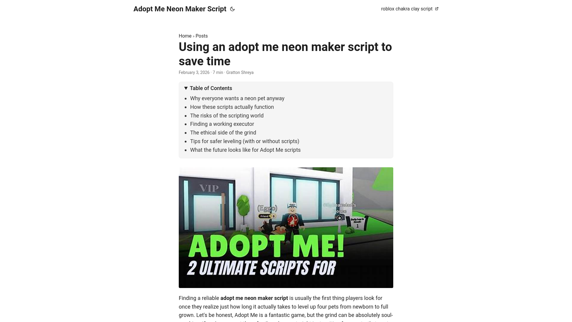 website screenshot of https://adopt-me-neon-maker-script.pages.dev/