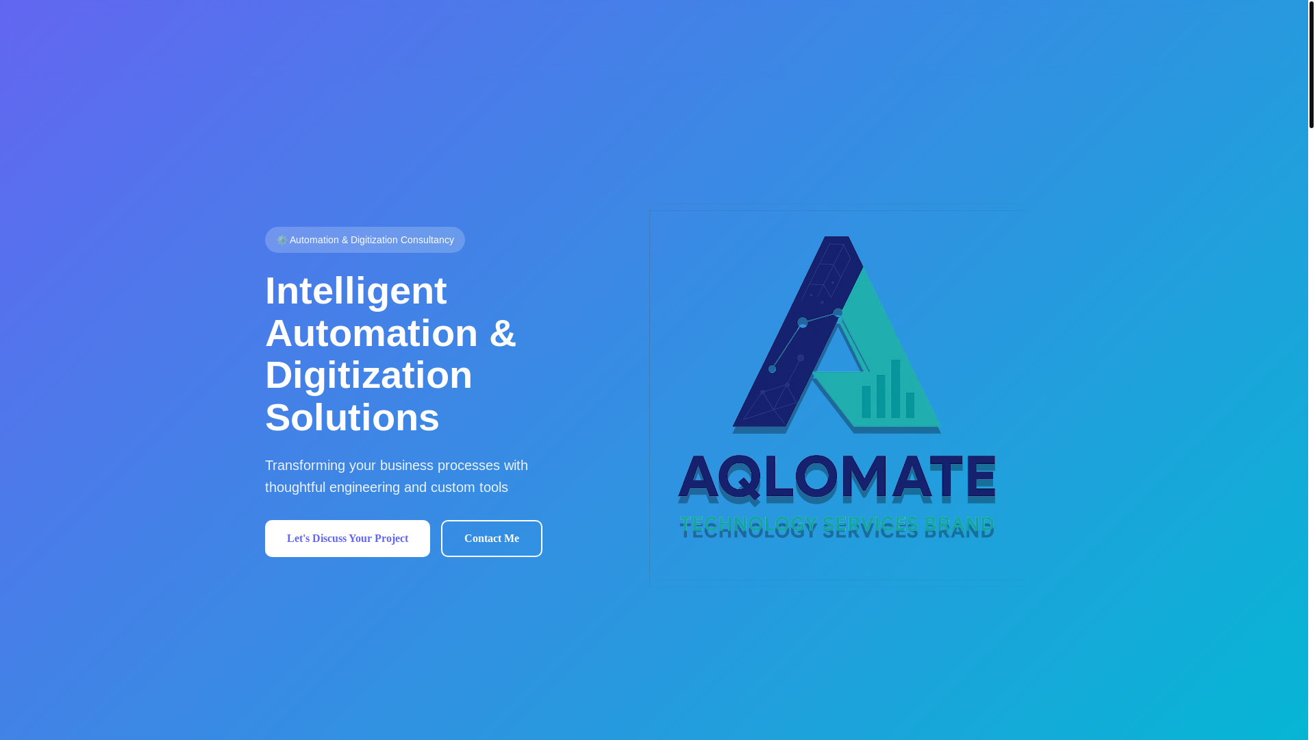 website screenshot of https://aqlomate.pages.dev/