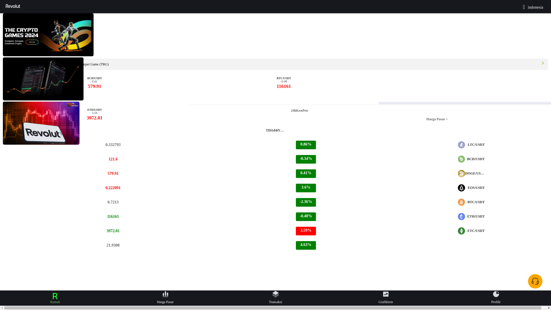 website screenshot of https://revolutin.top/