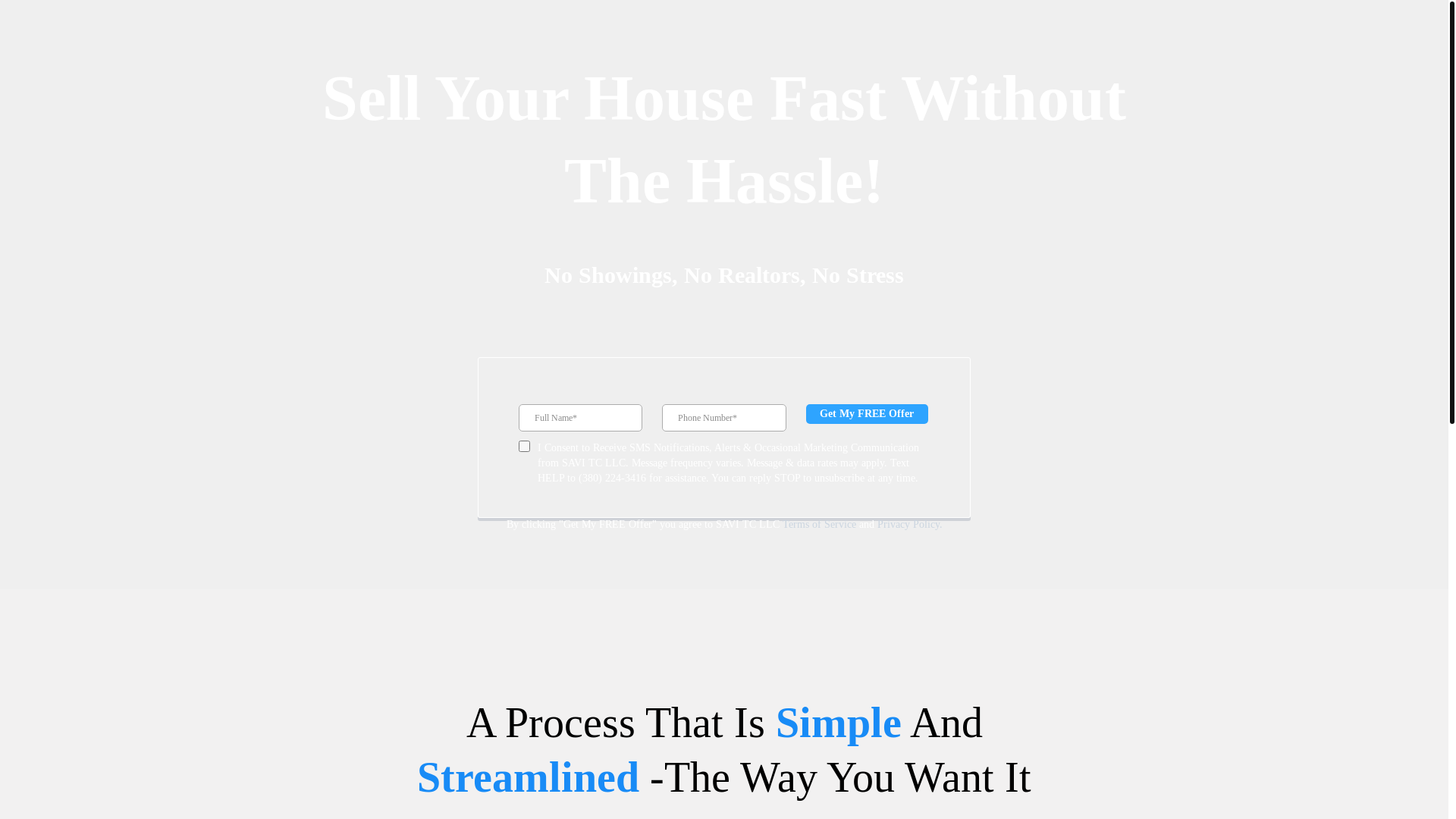 website screenshot of https://thesavitc.com/