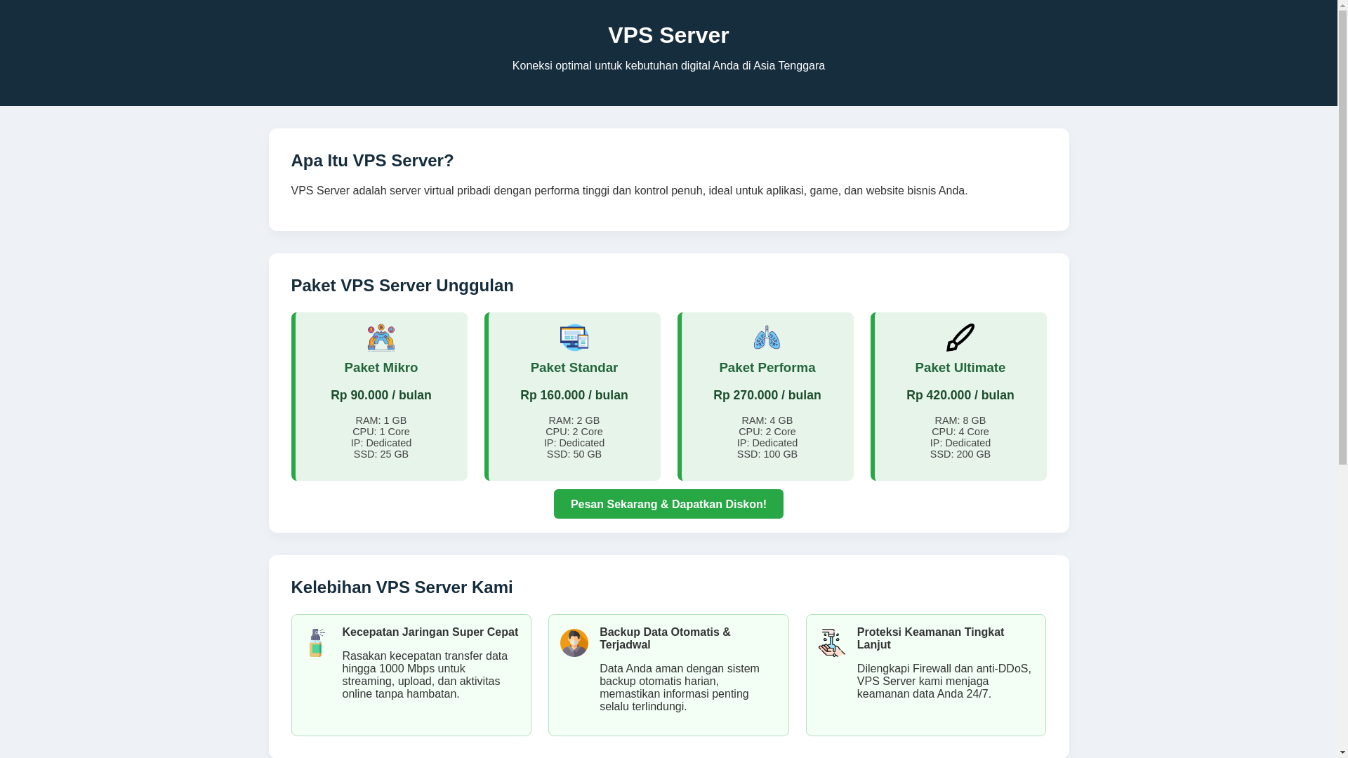 website screenshot of https://punyaanak.pages.dev/