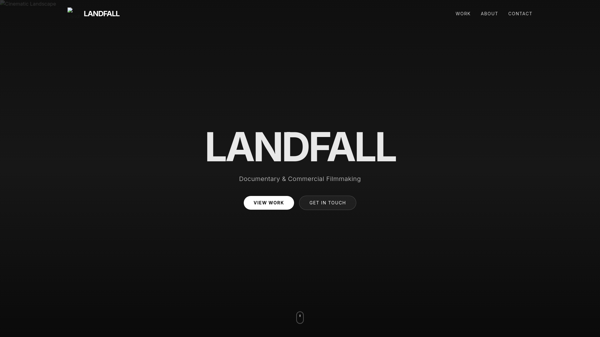 website screenshot of https://landfall-c6j.pages.dev/