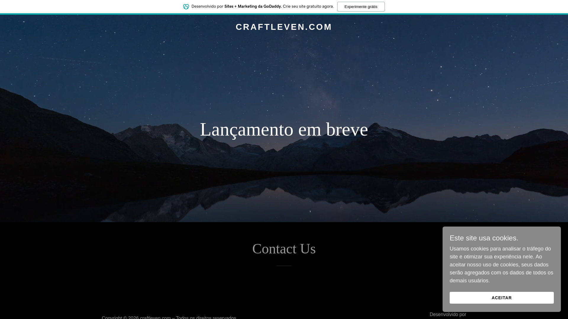 website screenshot of https://craftleven.com/
