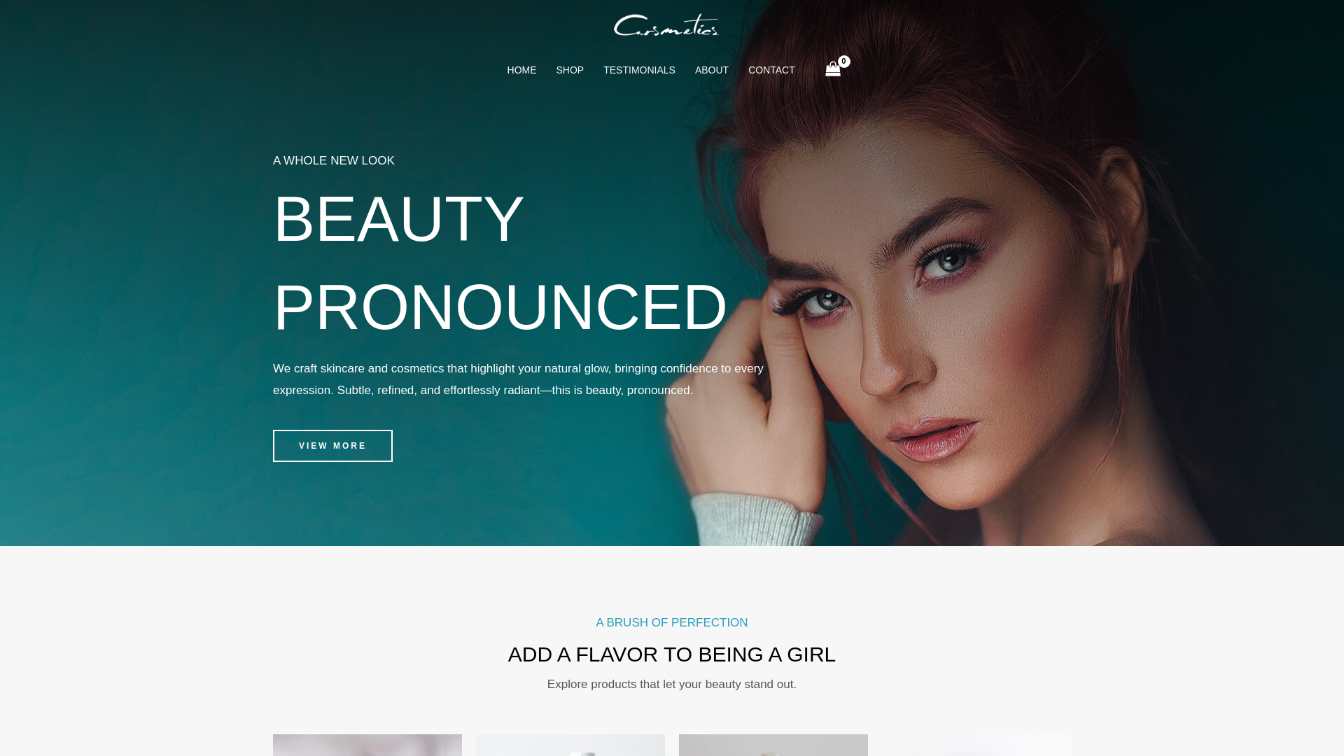 website screenshot of https://reneebeauty.es/