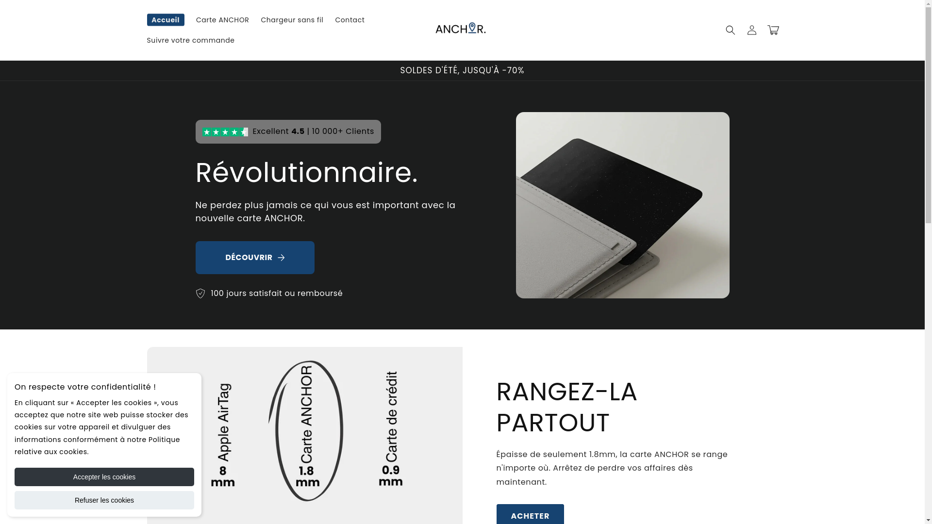 website screenshot of https://fr-anchor.com/