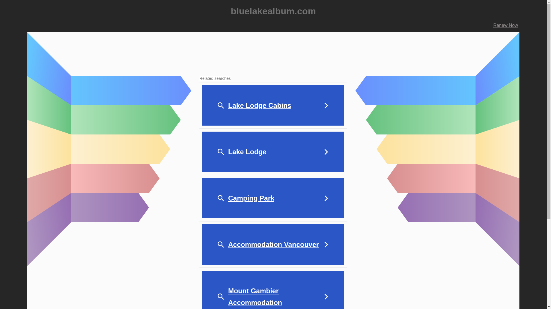 website screenshot of https://bluelakealbum.com/