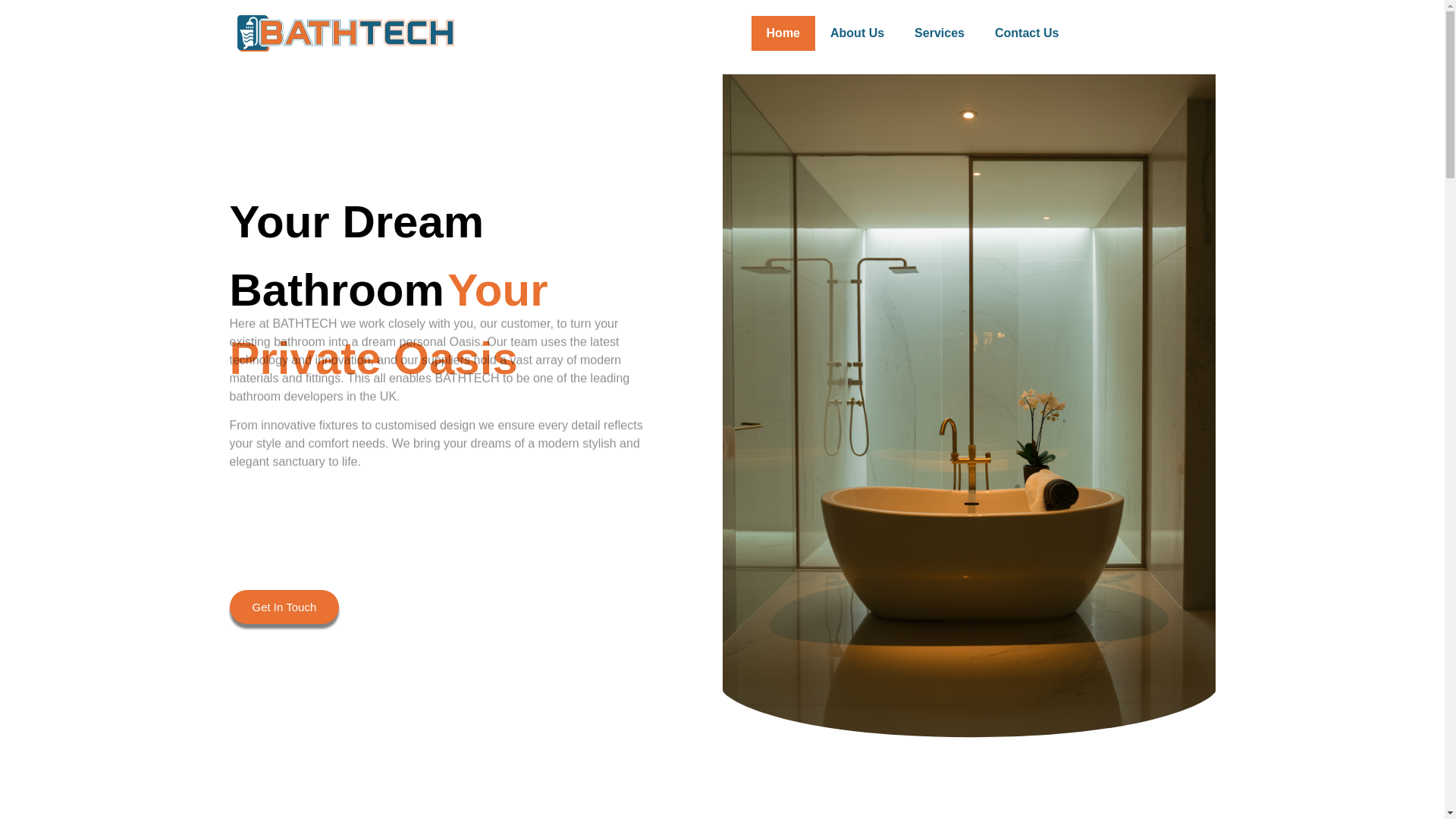 website screenshot of https://bathtech.uk/