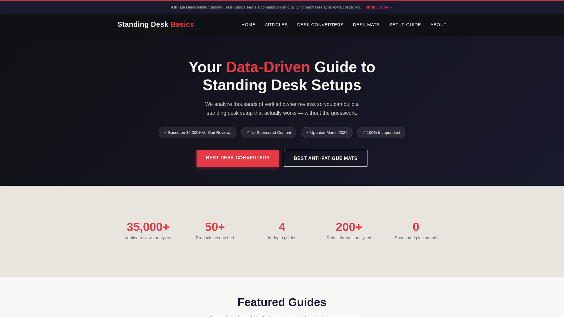 website screenshot of https://standing-desk-basics.pages.dev/