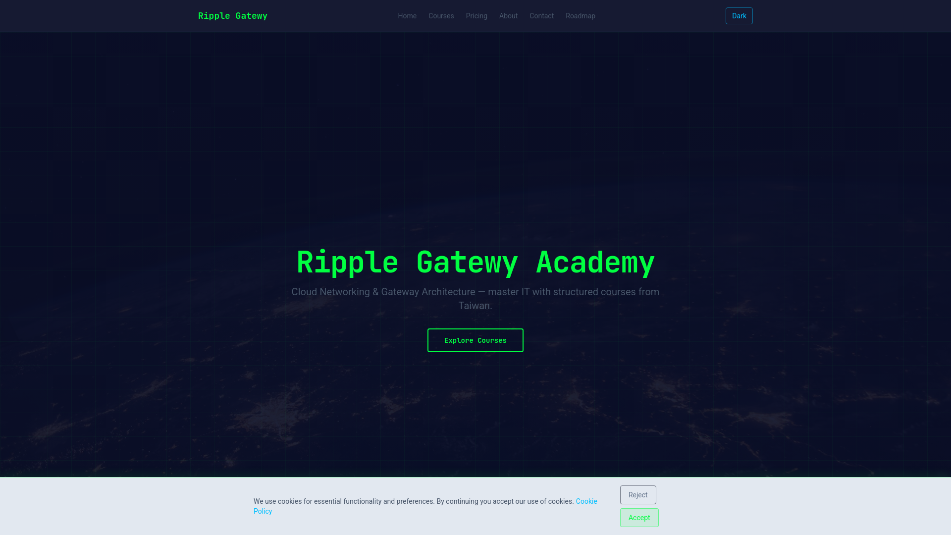 website screenshot of https://ripple-gatewy.digital/