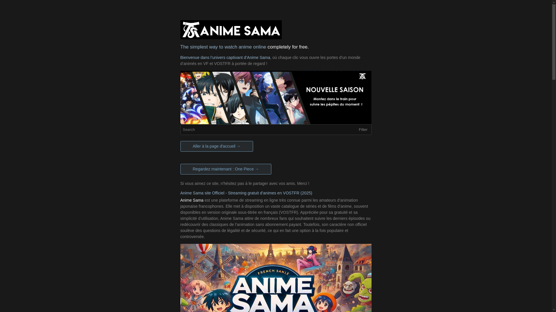 website screenshot of https://anime-sama-s1a.pages.dev/
