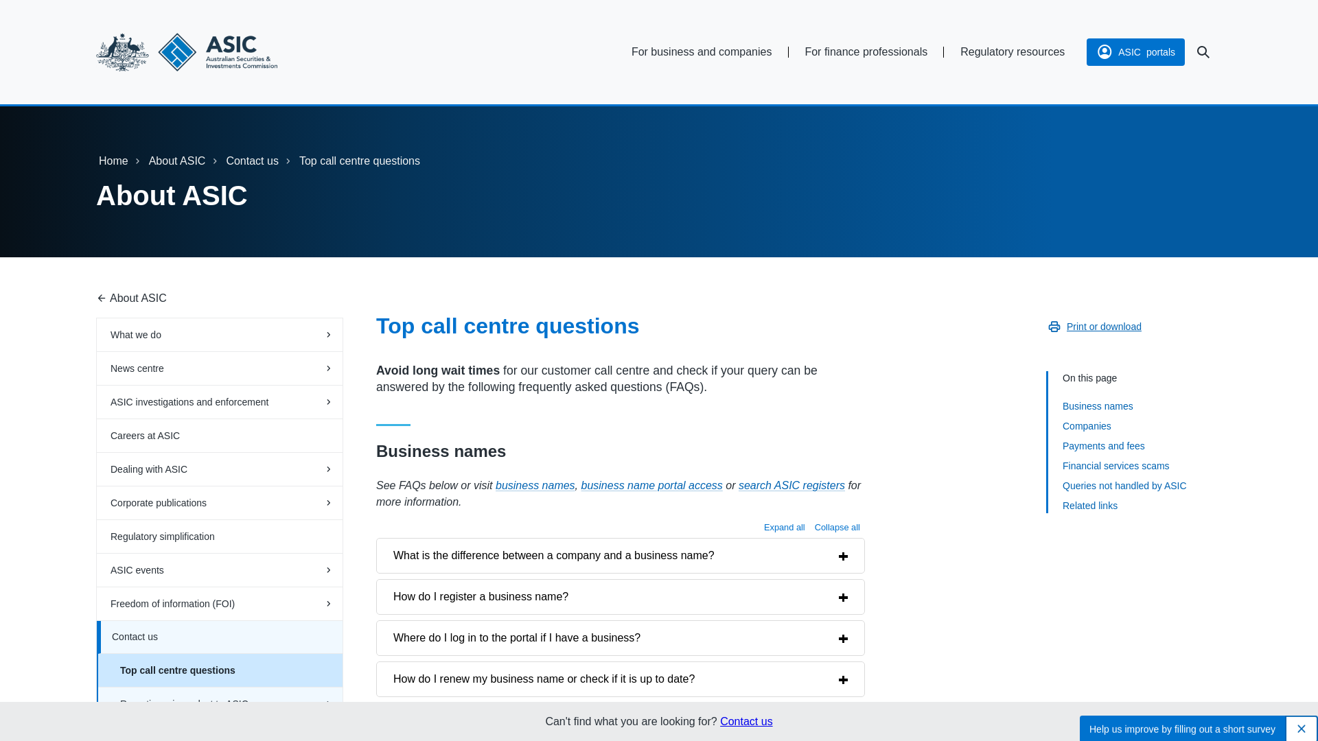 website screenshot of https://kor01.safelinks.protection.outlook.com/?url=http%3A%2F%2Fwww.asic.gov.au%2Fquestion&data=05%7C02%7C%7C6aead8e81cfa46a7219008de95eb4e99%7C84df9e7fe9f640afb435aaaaaaaaaaaa%7C1%7C0%7C639113035039139304%7CUnknown%7CTWFpbGZsb3d8eyJFbXB0eU1hcGkiOnRydWUsIlYiOiIwLjAuMDAwMCIsIlAiOiJXaW4zMiIsIkFOIjoiTWFpbCIsIldUIjoyfQ%3D%3D%7C0%7C%7C%7C&sdata=Nt%2FzZzb8ZnpqkpeBS0bUbSjidcfZdm5cs9oyJwDhxUA%3D&reserved=0
