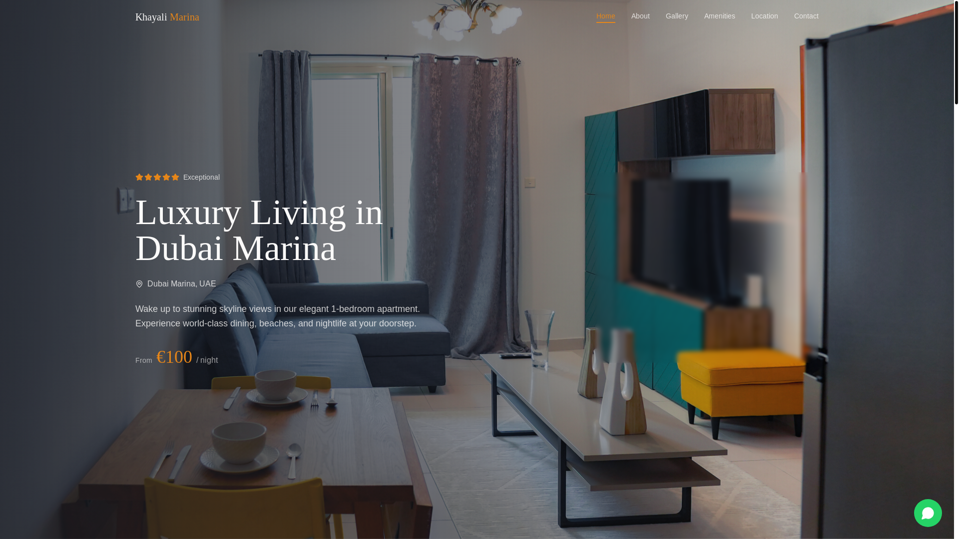website screenshot of https://khayalimarina.com/