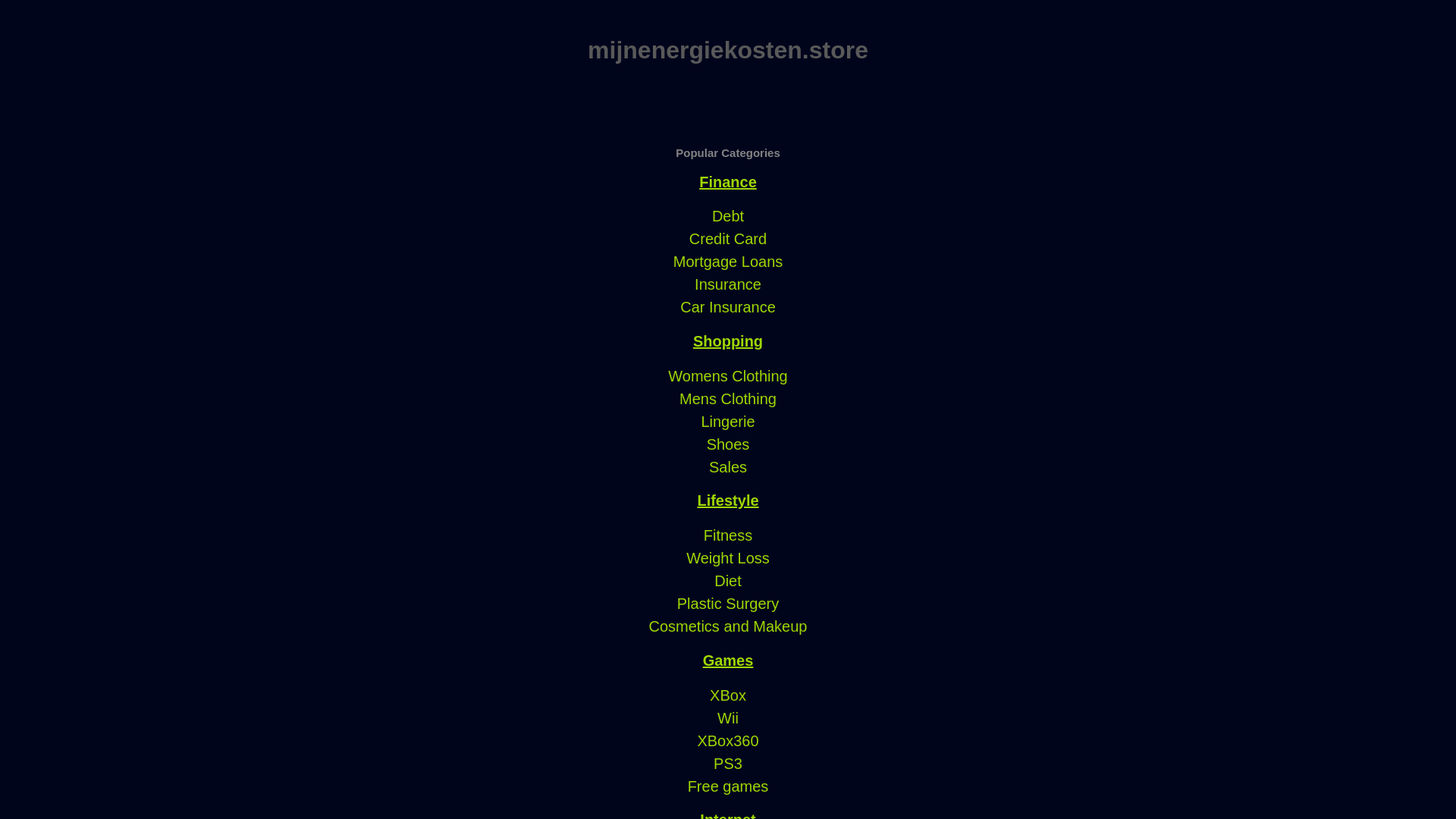 website screenshot of https://mijnenergiekosten.store