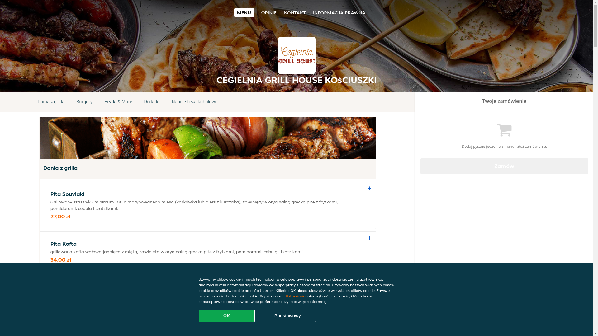 website screenshot of https://cegielnia-grill-house-wloclawek.pl/