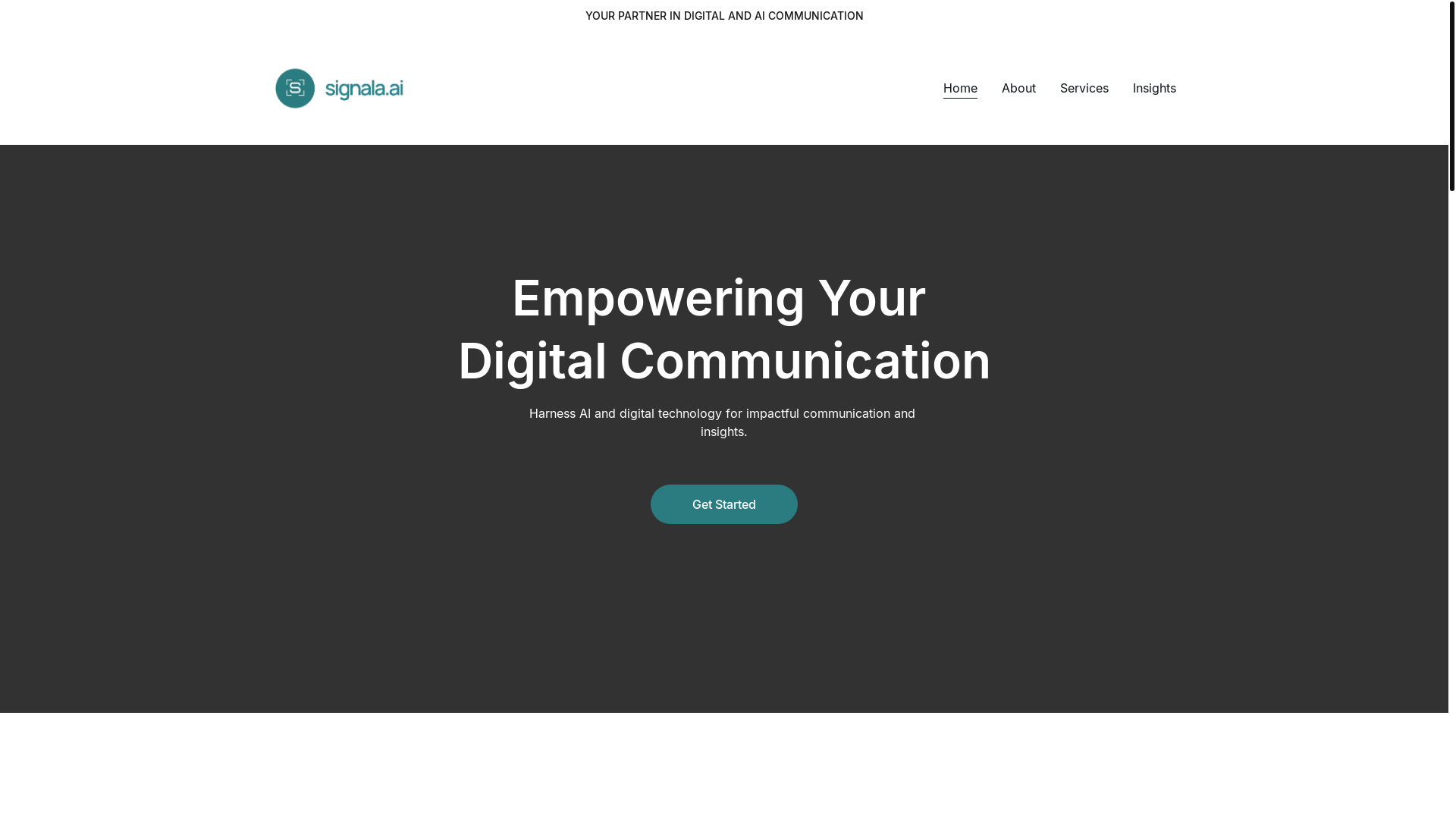 website screenshot of https://signala.tech/
