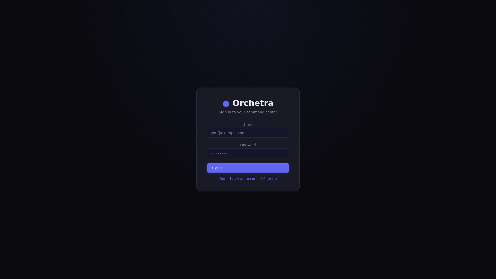 website screenshot of https://orchetra-web.pages.dev/