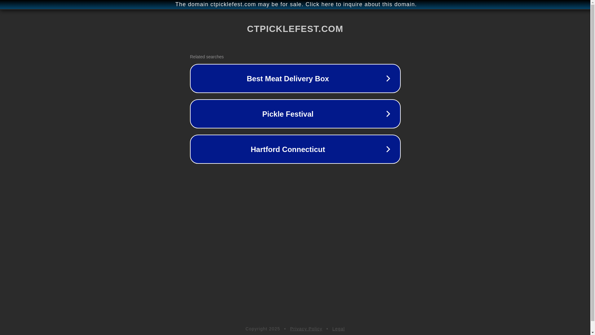 website screenshot of https://ctpicklefest.com/