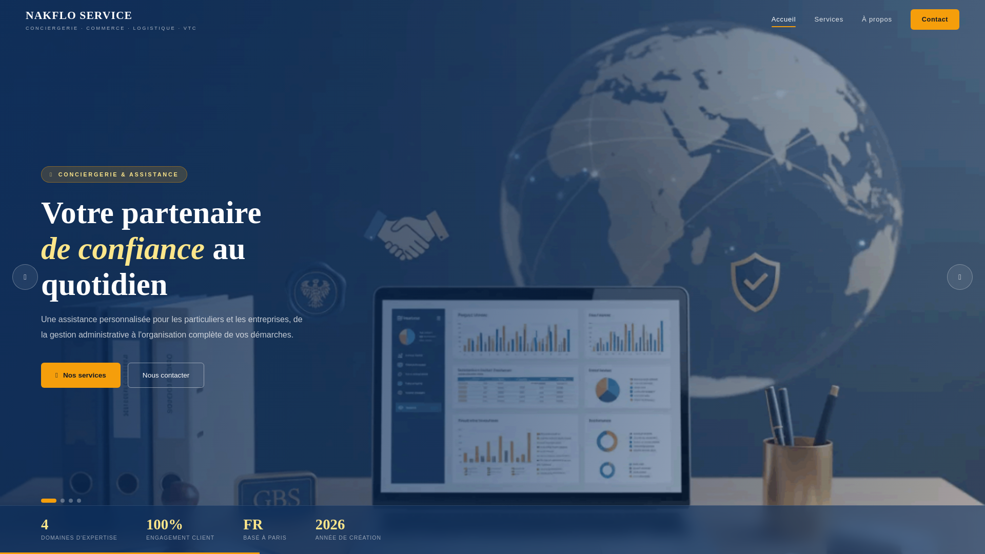 website screenshot of https://nakfloservice.fr/