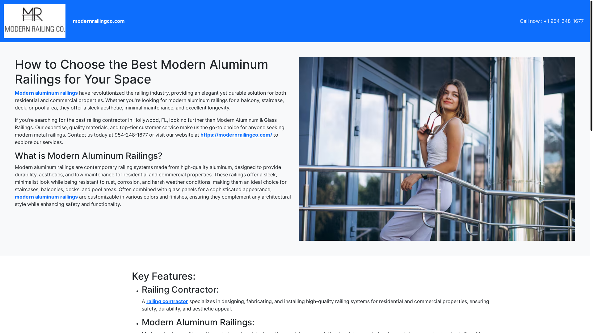 website screenshot of https://howtochoosethebestmodernaluminumrailingsforyourspace.pages.dev/
