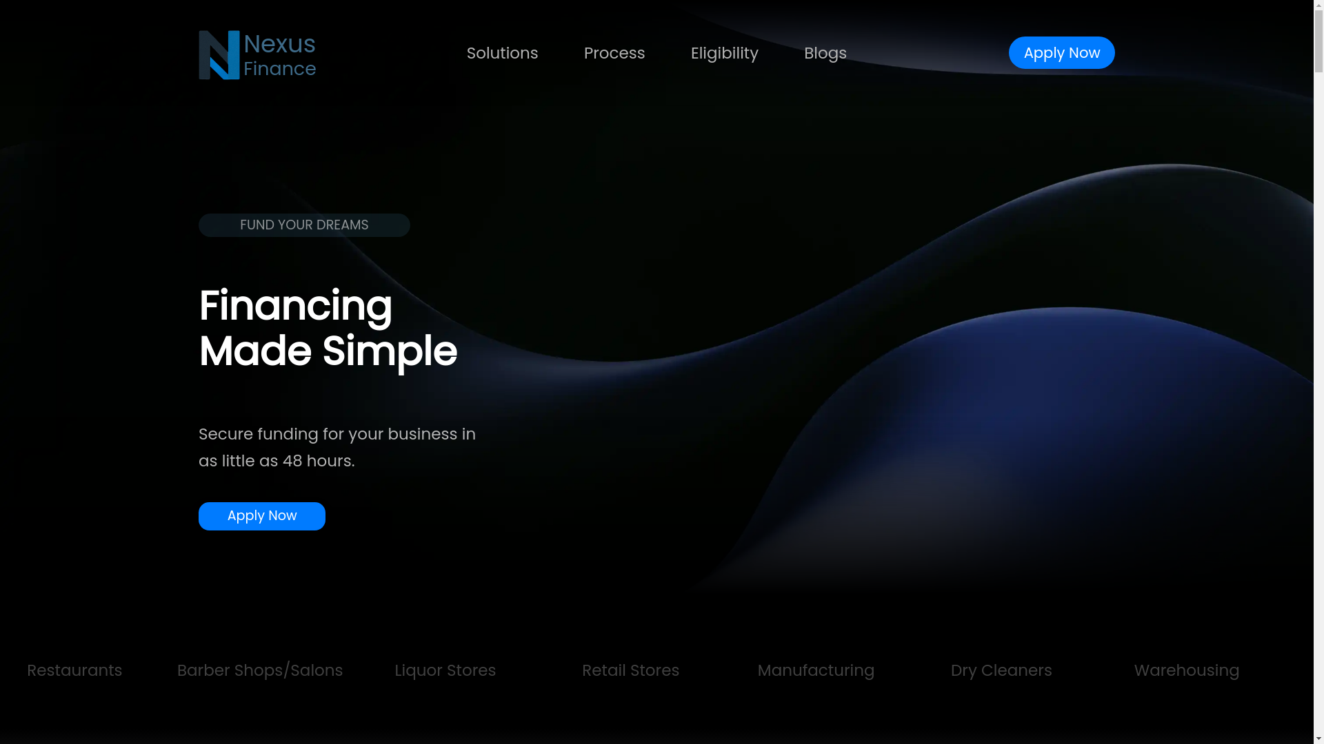 website screenshot of https://nexus-finance.pages.dev/