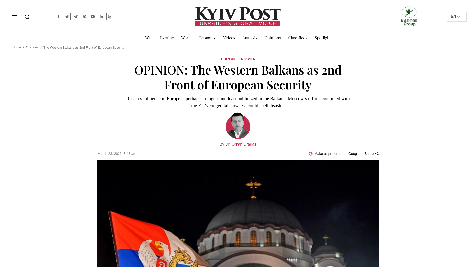 website screenshot of https://www.kyivpost.com/opinion/72145