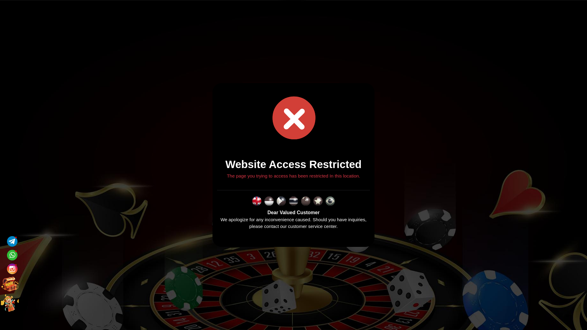 website screenshot of https://daftarasiampo.net/
