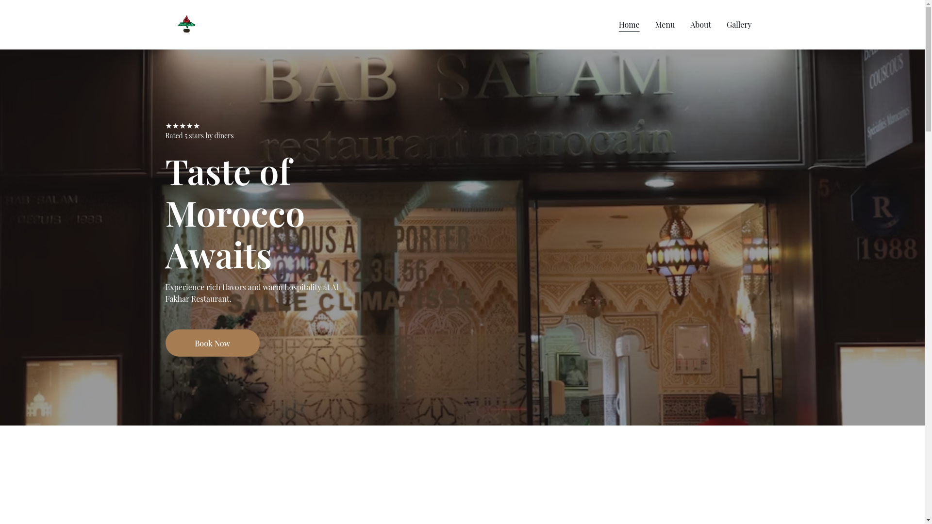website screenshot of https://alfakharrestaurant.ae/