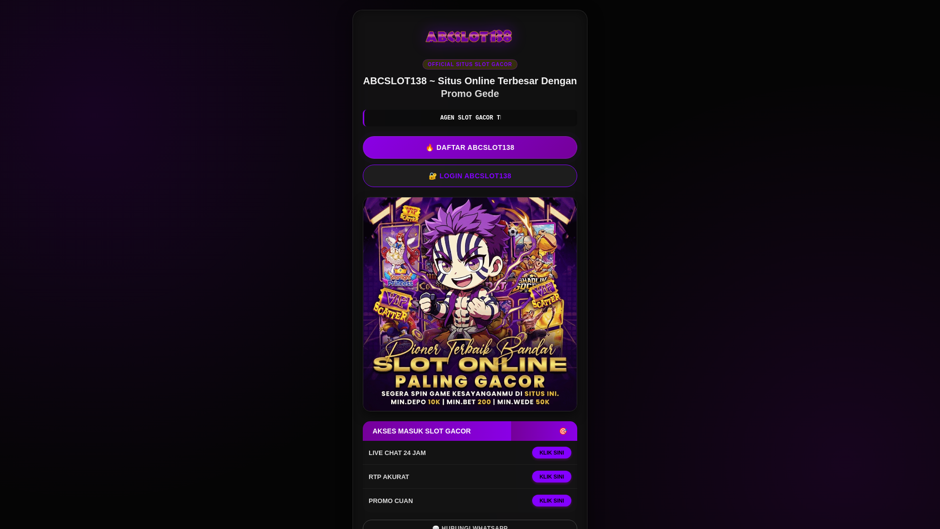 website screenshot of https://masukabcslot138.pages.dev/