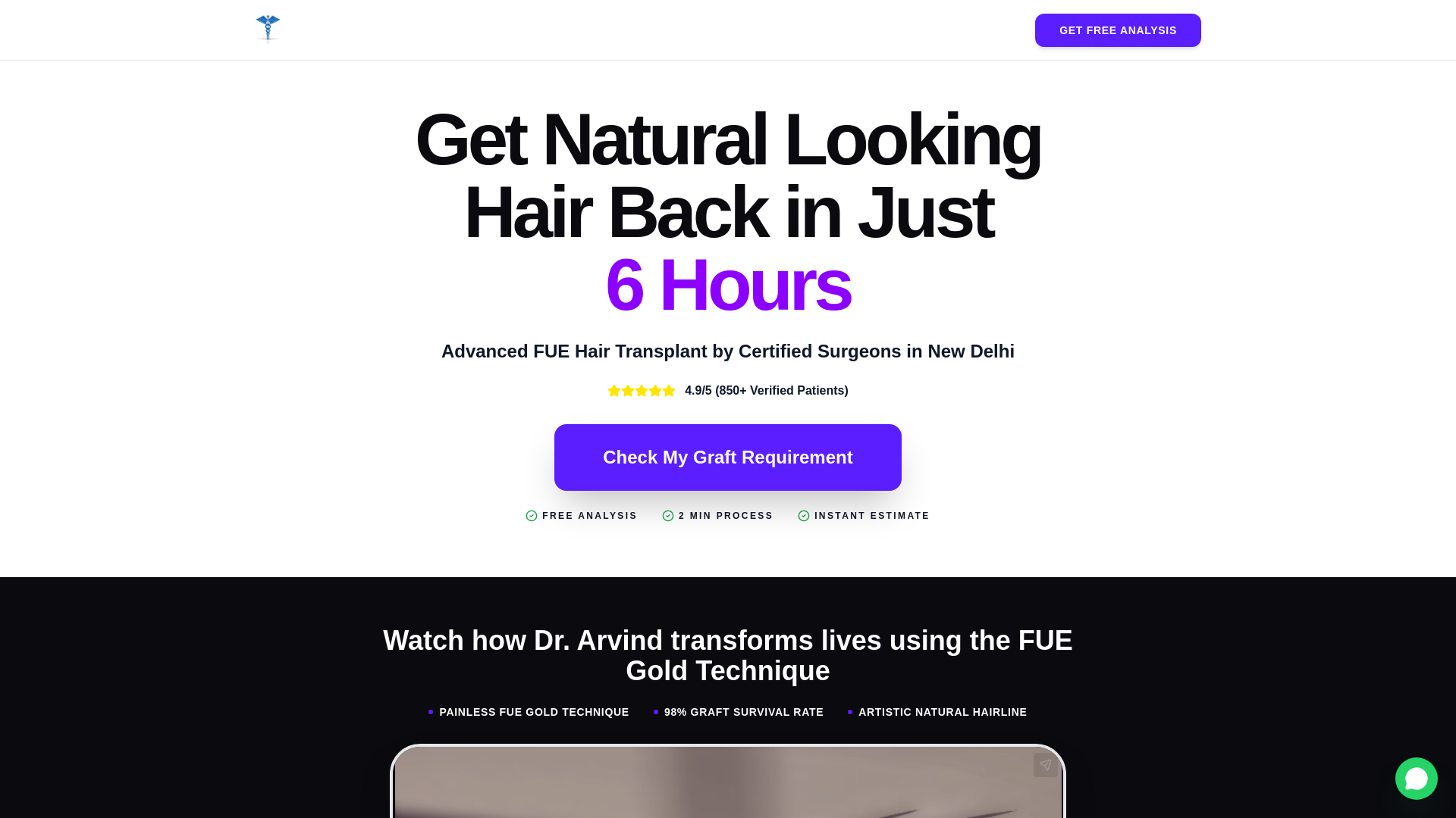 website screenshot of https://hair-transplant-clients.pages.dev/