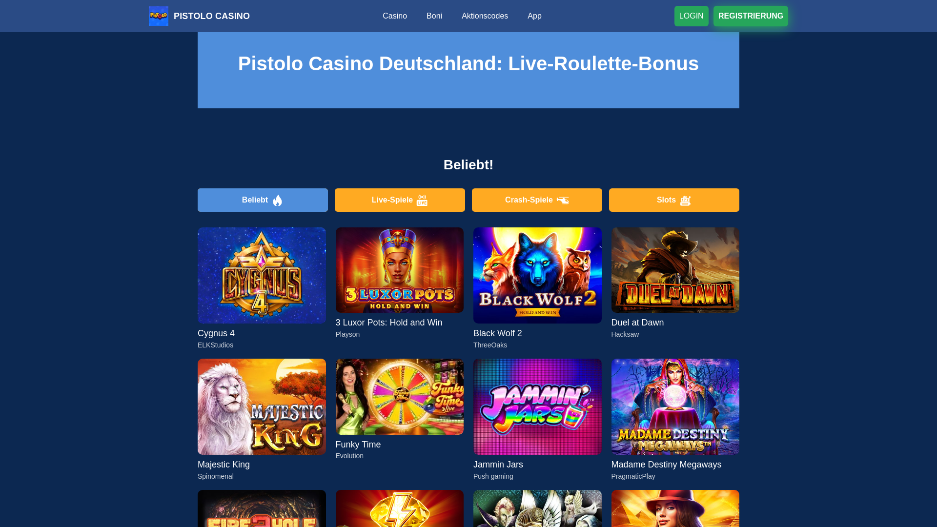 website screenshot of https://pistolocasinode-com.pages.dev/